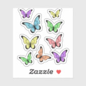 Mooie Vlinders - esthetisch Sticker (Vel)