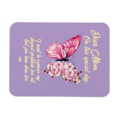 Mooie vlinders gepersonaliseerde Moederdag Magneet (Horizontaal)