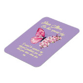 Mooie vlinders gepersonaliseerde Moederdag Magneet (Linkerzijde)