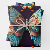 Mooie Vlinders   Inpakpapier Vel (In situ)