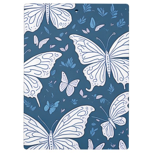 Mooie vlinders | klembord (Achterkant)