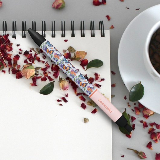 Mooie Vlinders Kleurrijke Girly voor Studenten Zwarte Inkt Pen