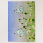 Mooie Vlinders Lente Meadow Flowers Natuur Legpuzzel (Verticaal)