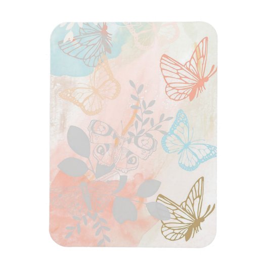 Mooie vlinders magneet (Verticaal)