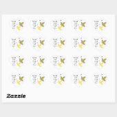 Mooie Vlinders met Spreuk Hart Sticker (Vel)