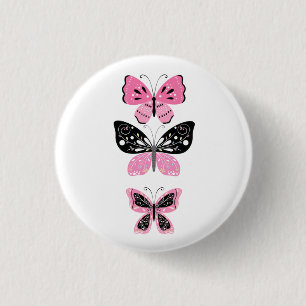 Mooie Vlinders Ronde Button 3,2 Cm