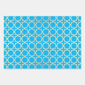 Mooie vlinders turquoise blauw inpakpapier vel (Voorkant 2)