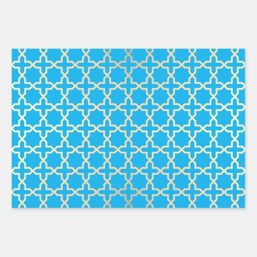 Mooie vlinders turquoise blauw inpakpapier vel (Voorkant 2)