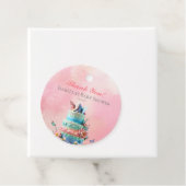 Mooie Vlinders Twins Baby shower Bedankjes Labels (In situ)