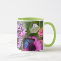 Mooie Vlinders Wilde Bloemen Liefde met Groen
