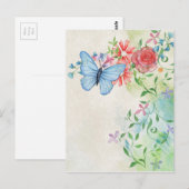 mooie vlindersWaterverf Briefkaart (Voorkant / Achterkant)
