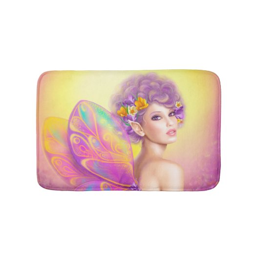 Mooie vlindervlinder badmat (Voorkant)
