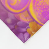 Mooie vlindervlinder fleece deken (Hoek)