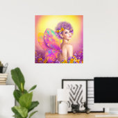 Mooie vlindervlinder poster (Thuiskantoor)