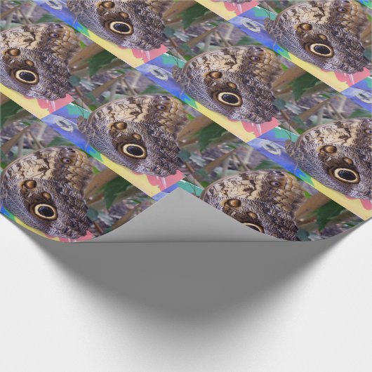 Mooie vlindervloerpapier cadeaupapier (Hoek)