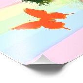 MOOIE VLINDERVRUCHT VAN DE GEEST FOTO AFDRUK (Hoek)