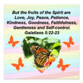 MOOIE VLINDERVRUCHT VAN DE GEEST FOTO AFDRUK (Voorkant)