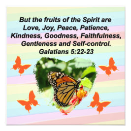 MOOIE VLINDERVRUCHT VAN DE GEEST FOTO AFDRUK