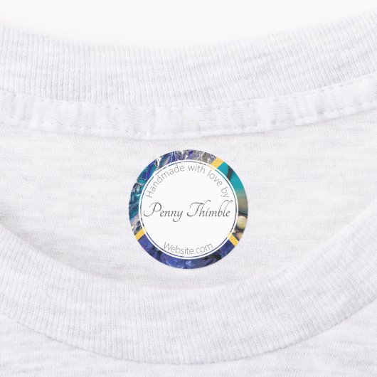 Mooie Vloeibare vormen Labels (Aangebracht)