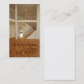 mooie vloer visitekaartje (Voorkant / Achterkant)