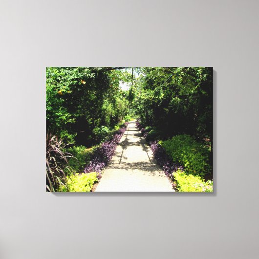 Mooie Vloertuinroute Canvas Afdruk (Voorkant)