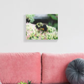 Mooie voedingbijen canvas afdruk (Insitu (Woonkamer))