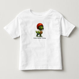 Mooie voetbal dinosaurus shirt voor peuters