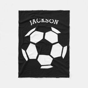 Mooie Voetbal Persoonlijke Kinderen Sport T-shirt  Fleece Deken