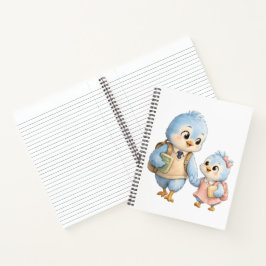 Mooie Vogel Broer Zus Dagboek Notitieboek