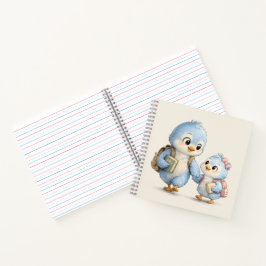 Mooie Vogel Broer Zus Journal Notitieboek