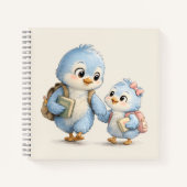 Mooie Vogel Broer Zus Journal Notitieboek (Voorkant)