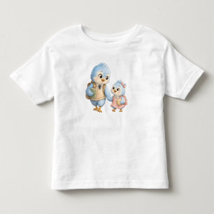 Mooie Vogel Broer Zus Kinderen T-Shirt