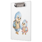 Mooie Vogel Broer Zus Klembord (Links)