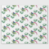 Mooie vogel cadeaupapier (Vlak)