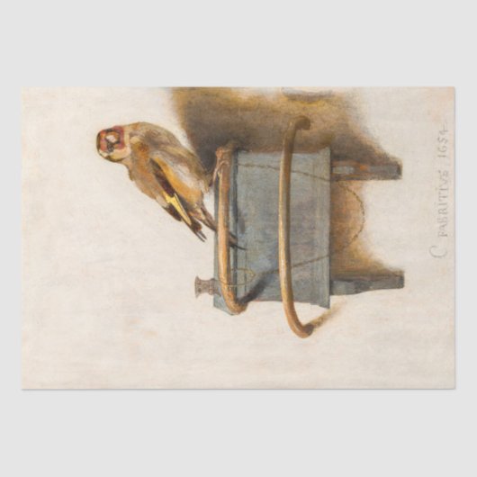 Mooie vogel De  ontkoppeling van Goldfinch Tissuepapier (Voorkant)