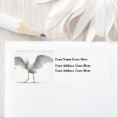 Mooie vogel etiket (Insitu)