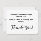 Mooie vogel in de herfst Foto | oprecht Bedankkaart (Achterkant)