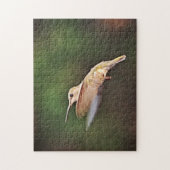 Mooie vogel in de lucht, puzzel (Verticaal)