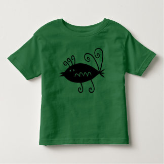 Mooie vogel in Parijs Kinder Shirts