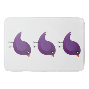Mooie vogel kids badmat