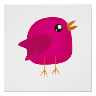 Mooie vogel kids perfect poster