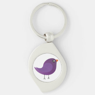 Mooie vogel kids sleutelhanger