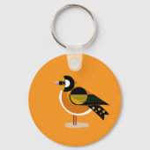 Mooie vogel Mark Sleutelhanger (Voorkant)