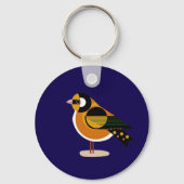 Mooie vogel Mark Sleutelhanger (Achterkant)