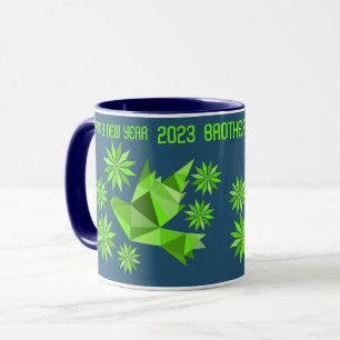 MOOIE VOGEL NIEUWJAARSMOK AS GESCHENK VOOR BROER 2 MOK
