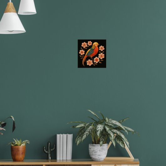Mooie vogel poster (Woonkamer 1)
