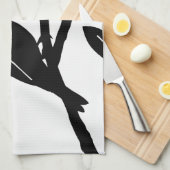 Mooie vogel theedoek (Quarter Fold)