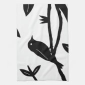 Mooie vogel theedoek (Verticaal)