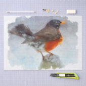 Mooie vogel tissuepapier (Craft)