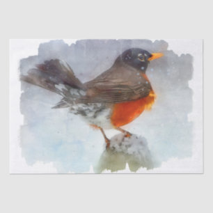 Mooie vogel tissuepapier